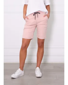 Monaco Jean Riley Denim Short - Blush Pink