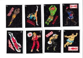 1993 TOPPS STREET FIGHTER II STICKER CARD SET