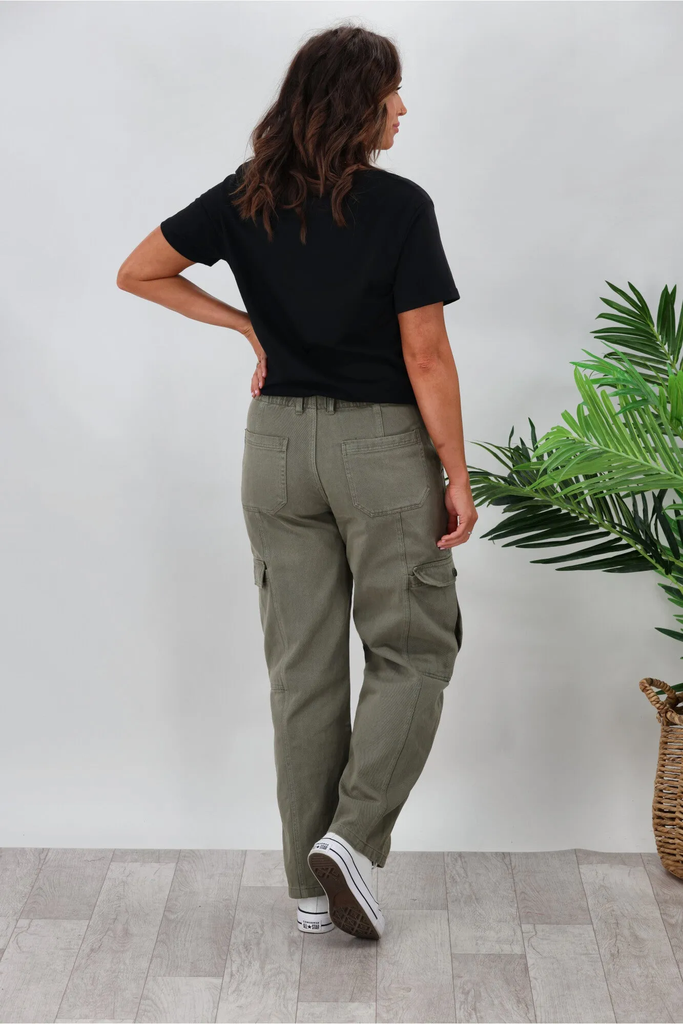 All About Eve Stevie Cargo Pant Khaki