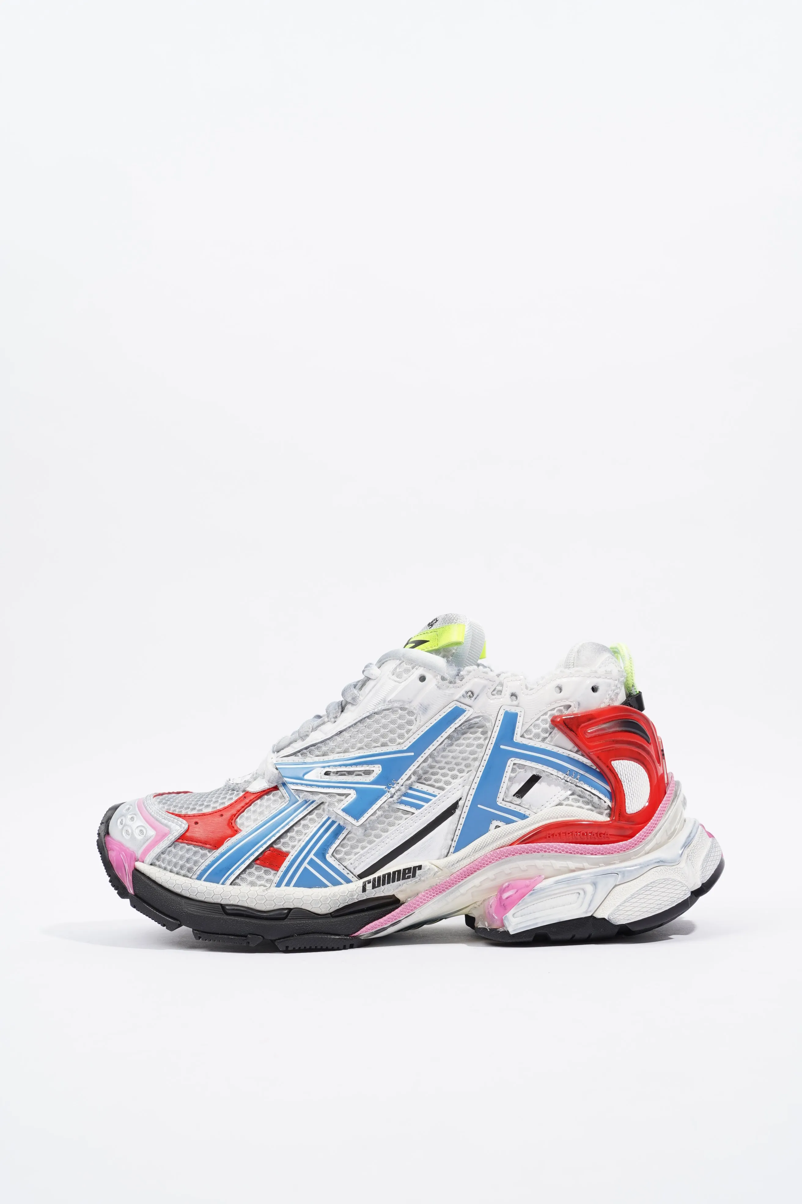 Balenciaga Runner Grey / Red / Blue Mesh EU 40 UK 7