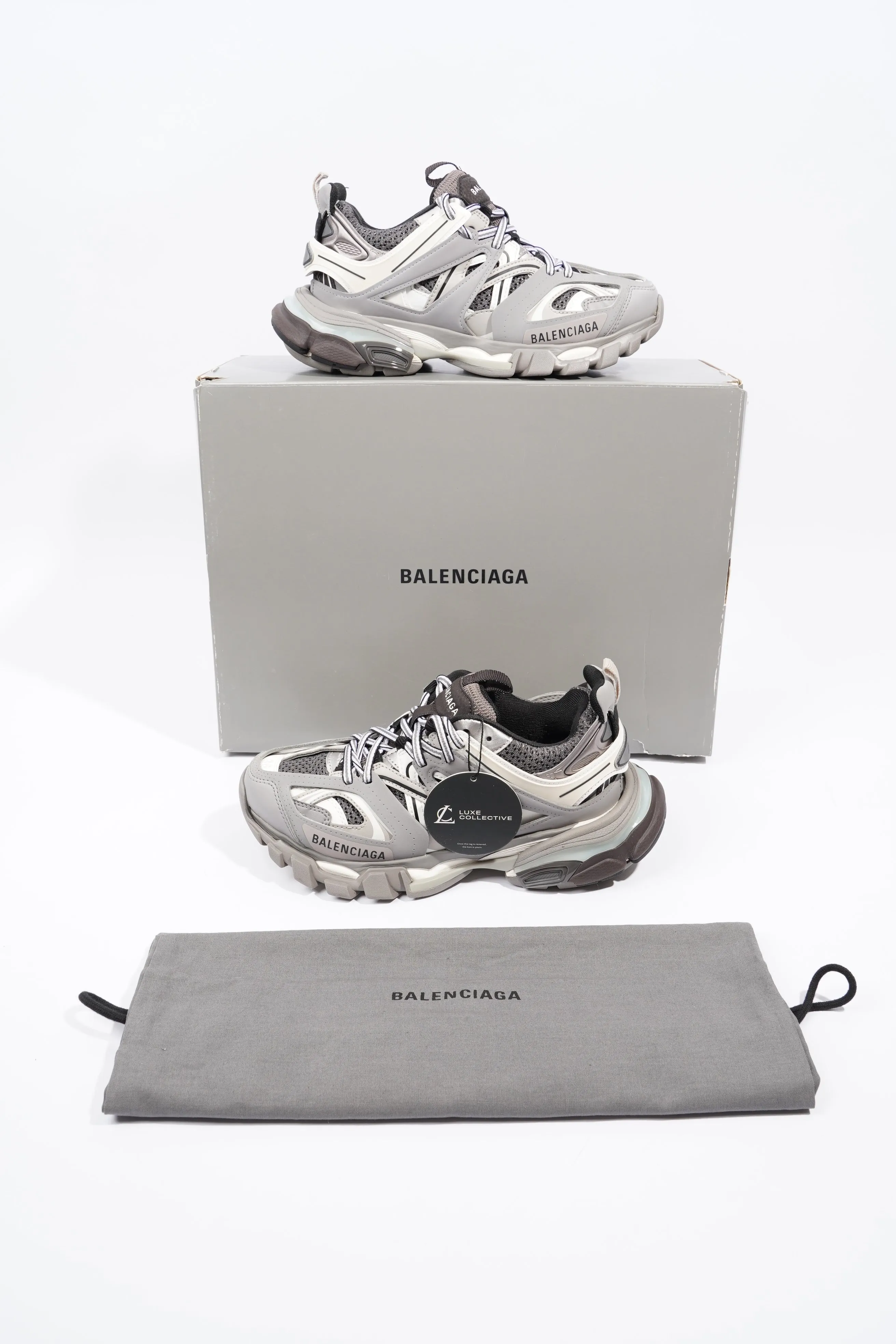 Balenciaga Track Grey / White Mesh EU 36 UK 3