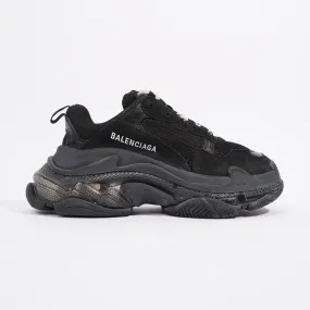 Balenciaga Triple S Black Clear Sole Mesh EU 47 UK 4