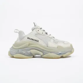 Balenciaga Triple S Clear Sole Grey Mesh EU 37 UK 4