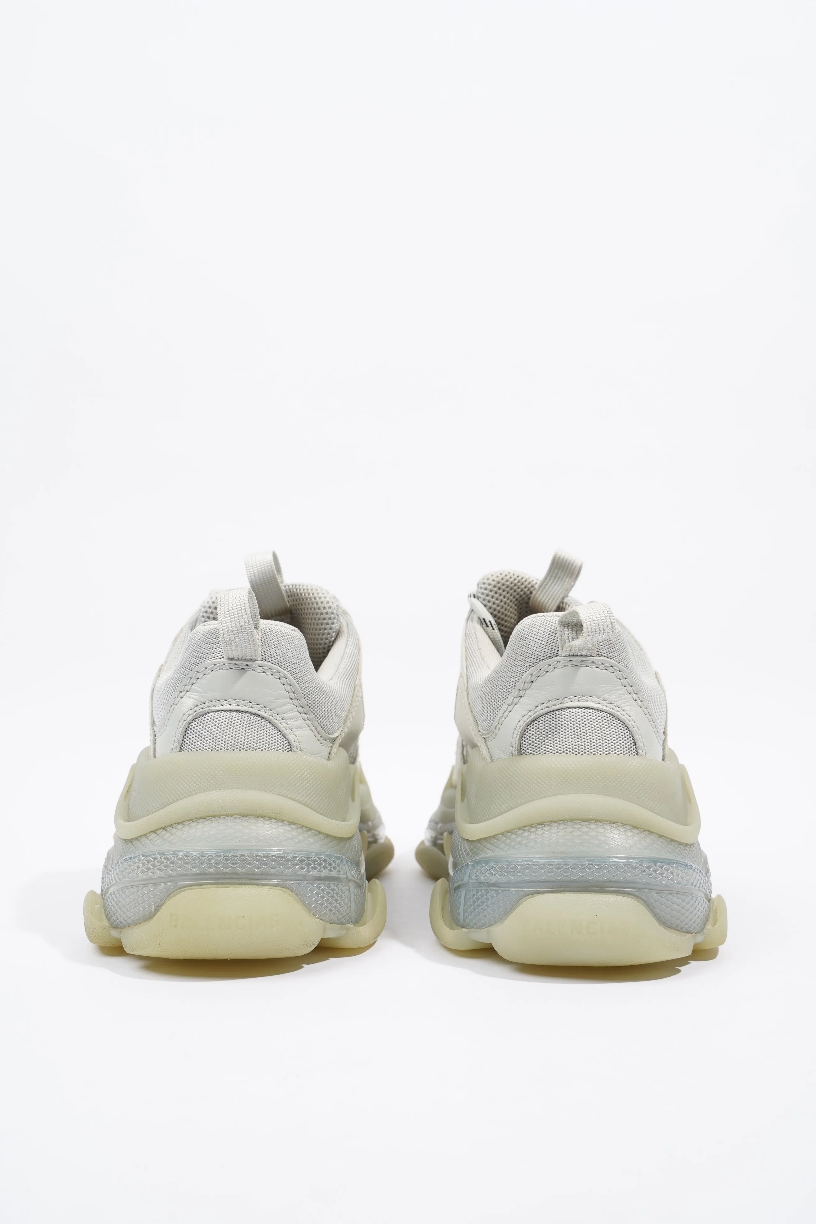 Balenciaga Triple S Clear Sole Grey Mesh EU 37 UK 4