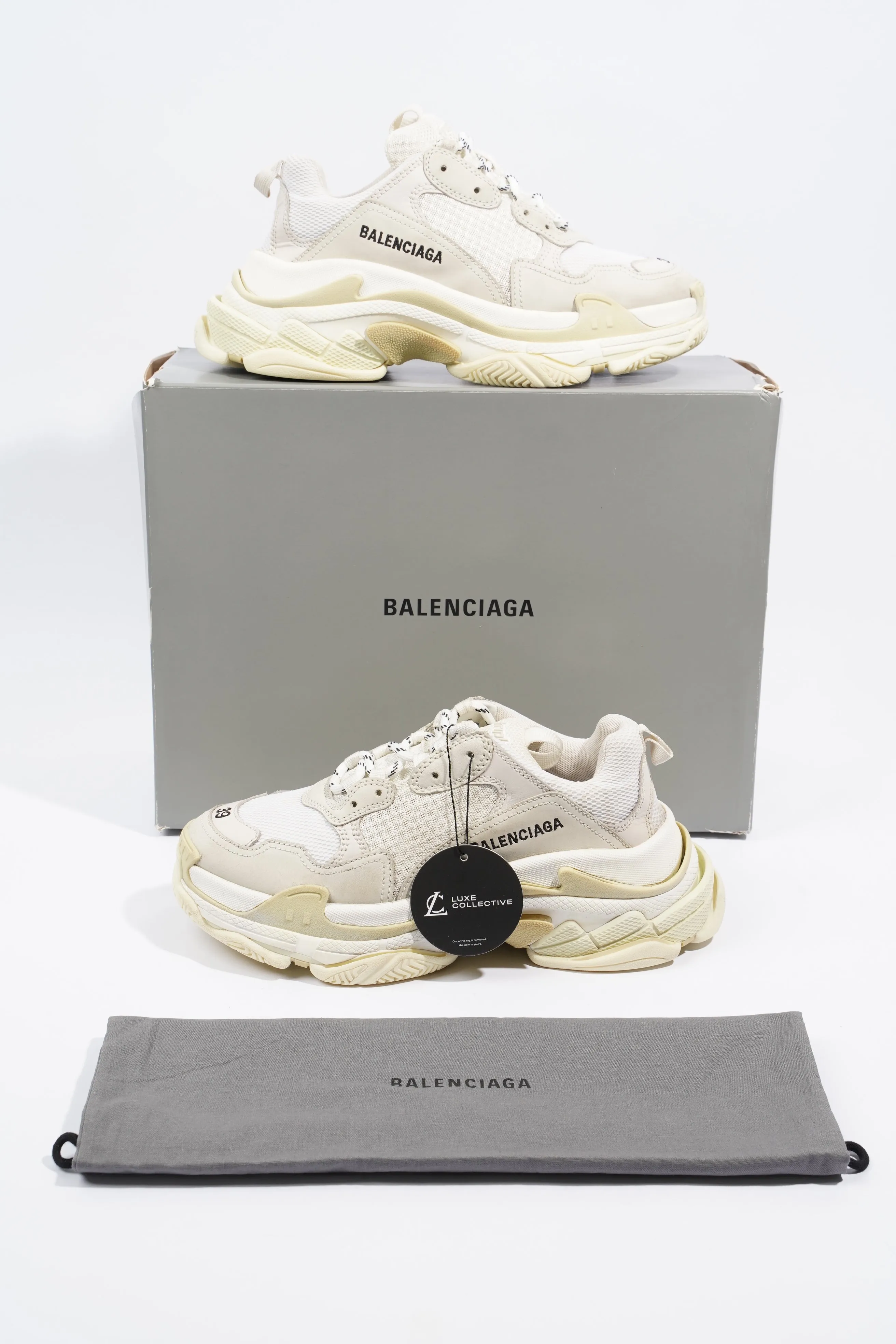 Balenciaga Triple S White / Beige EU 39 / UK 6