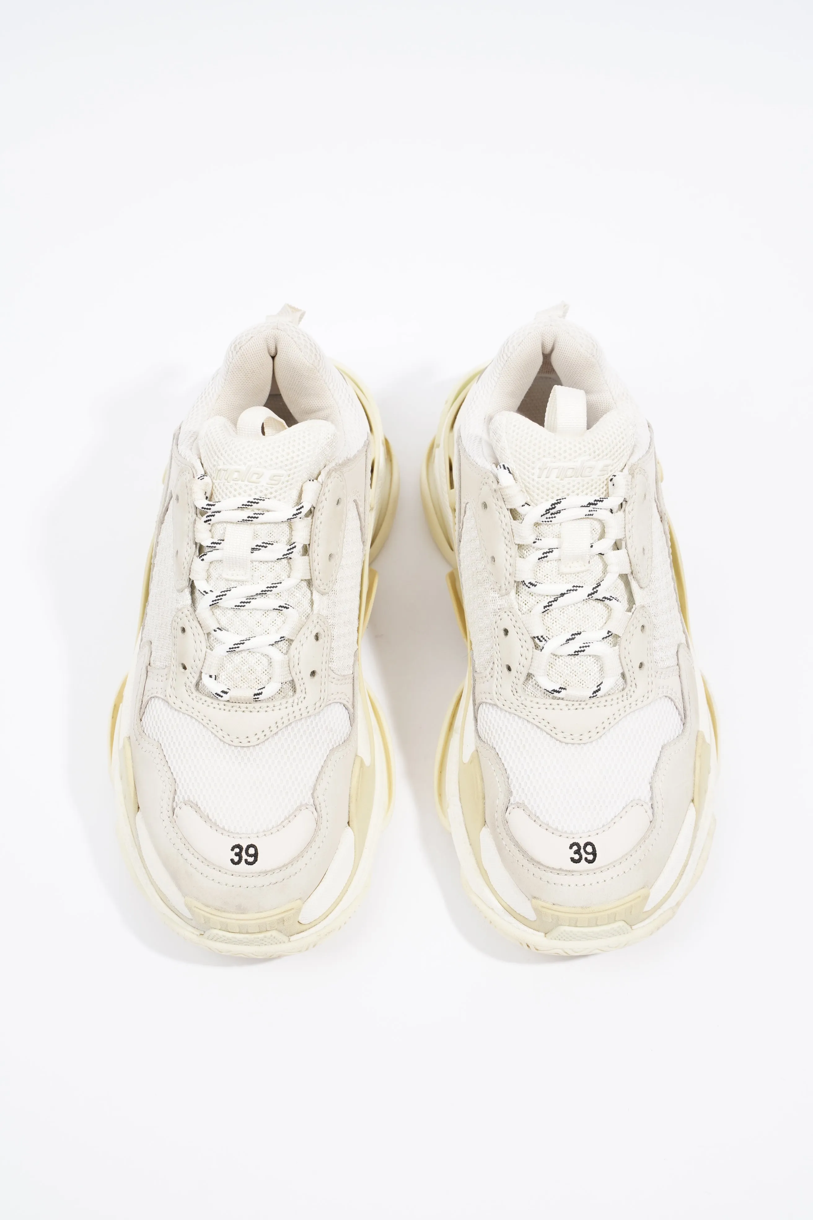 Balenciaga Triple S White / Beige EU 39 / UK 6