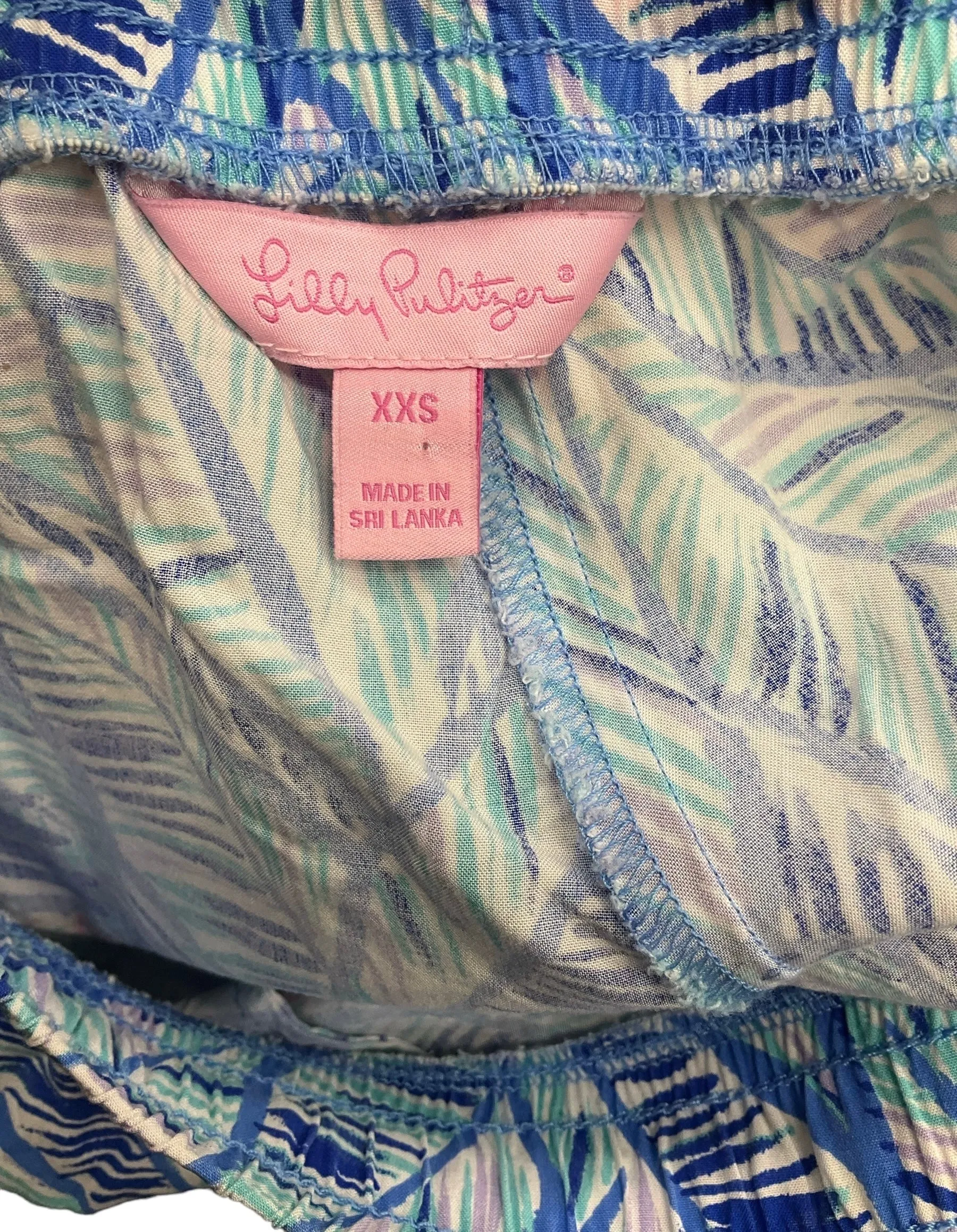 Blue Shorts Lilly Pulitzer, Size Xxs