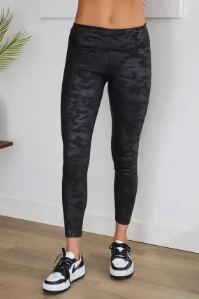 CAMO TEXTURED PRINT LEGGING