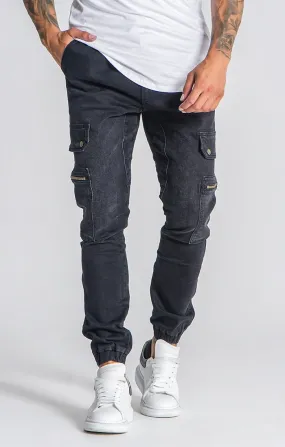 Dark Grey Core Regular Cargo Pants