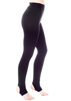 Fleece-Lined Matte Spandex Stirrup Legging