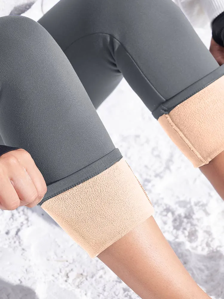 IUGA Windproof High Waist Thick Fleece Lined Leggings