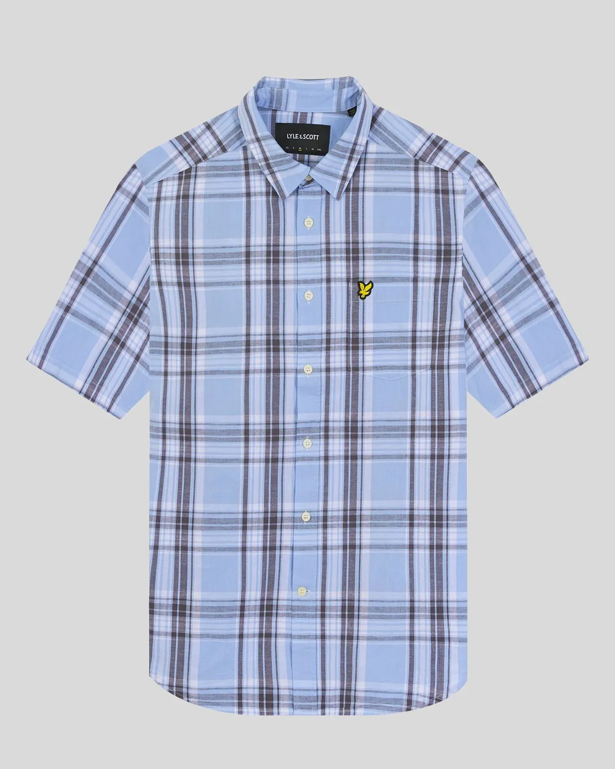 Linen Check Short Sleeve Shirt