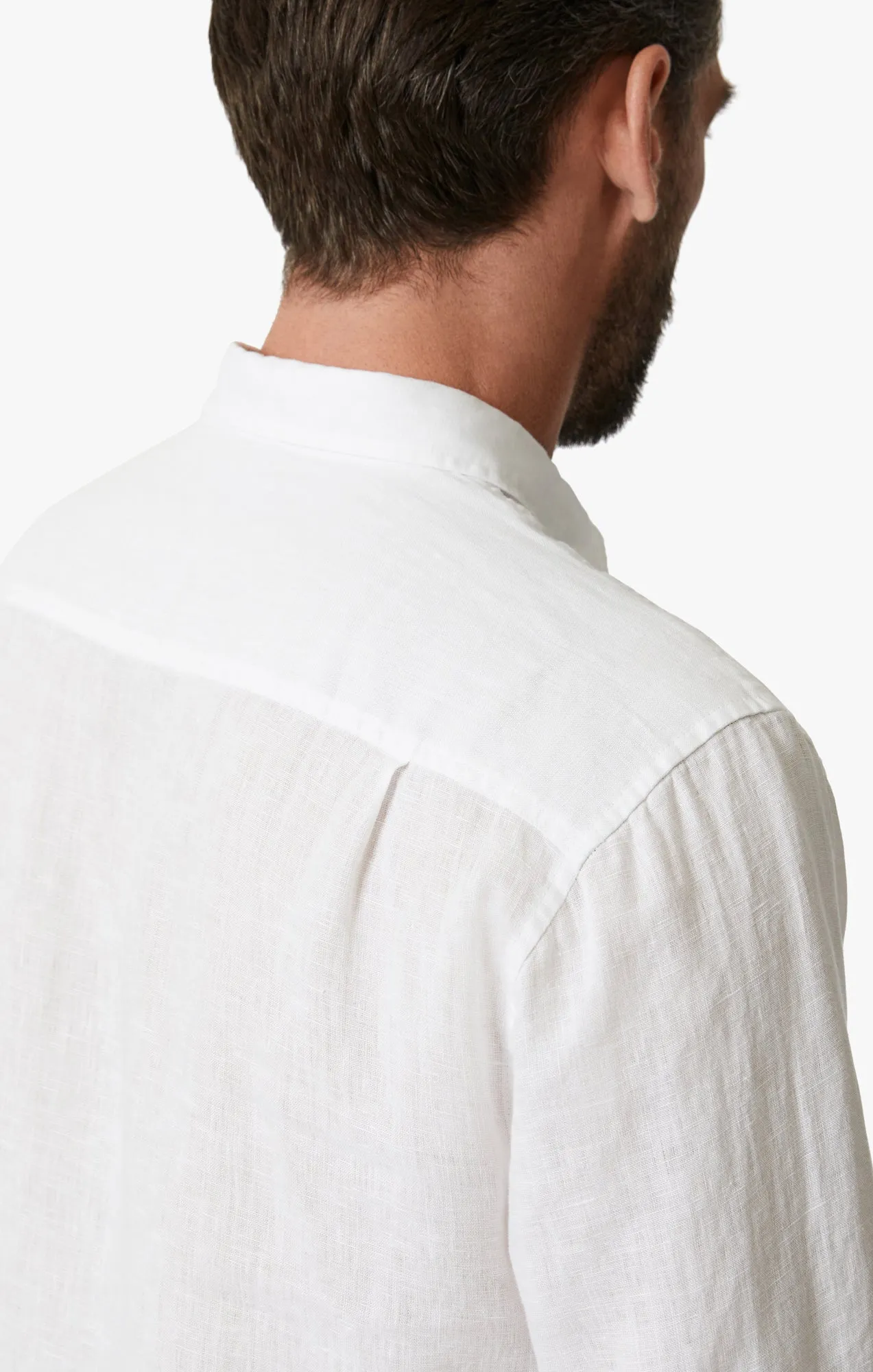 Linen Shirt In Bright White