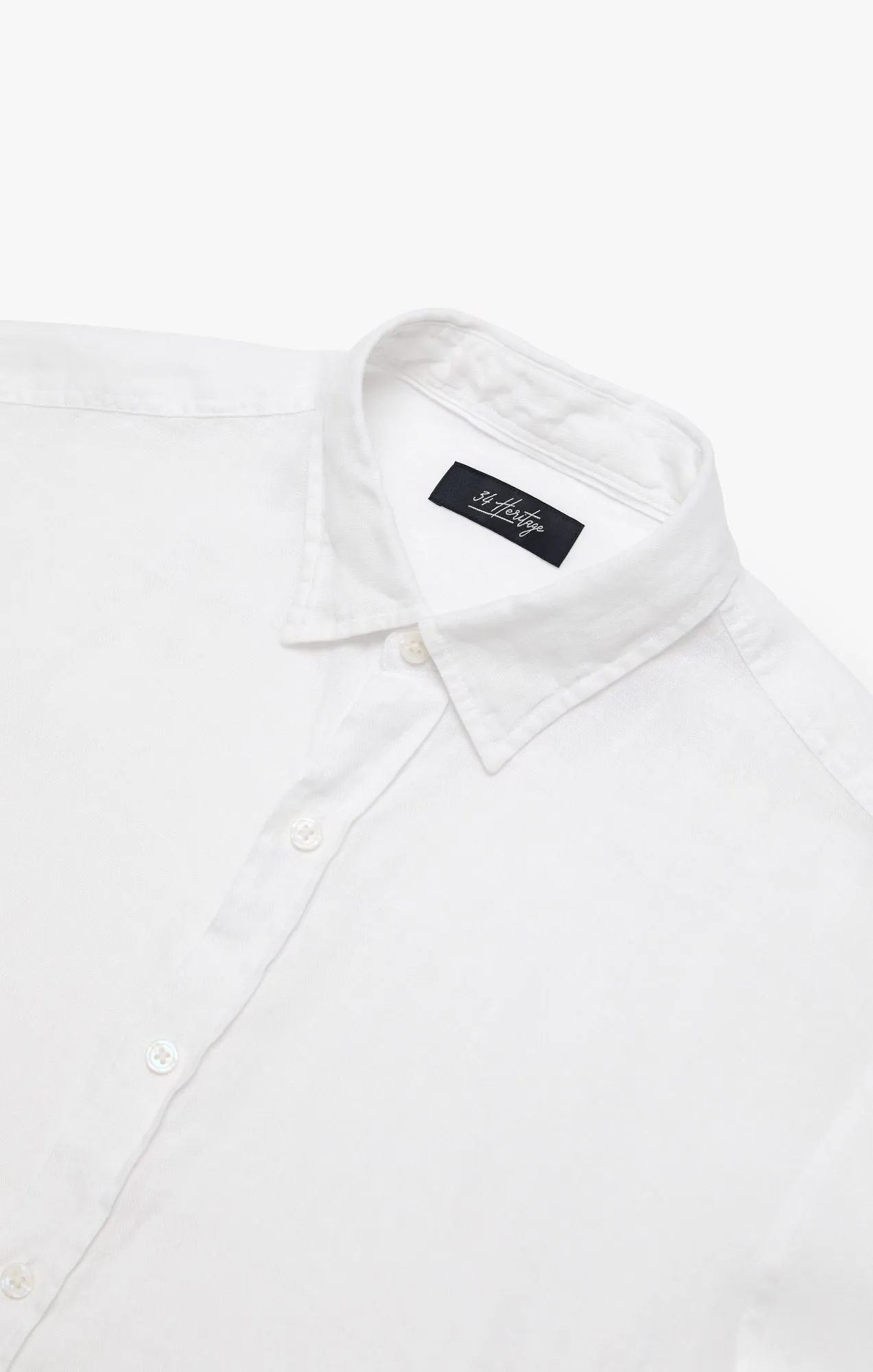 Linen Shirt In Bright White