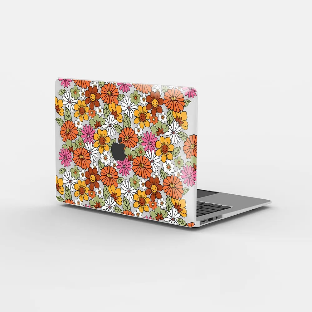 Macbook Case - Floral 70s Vintage