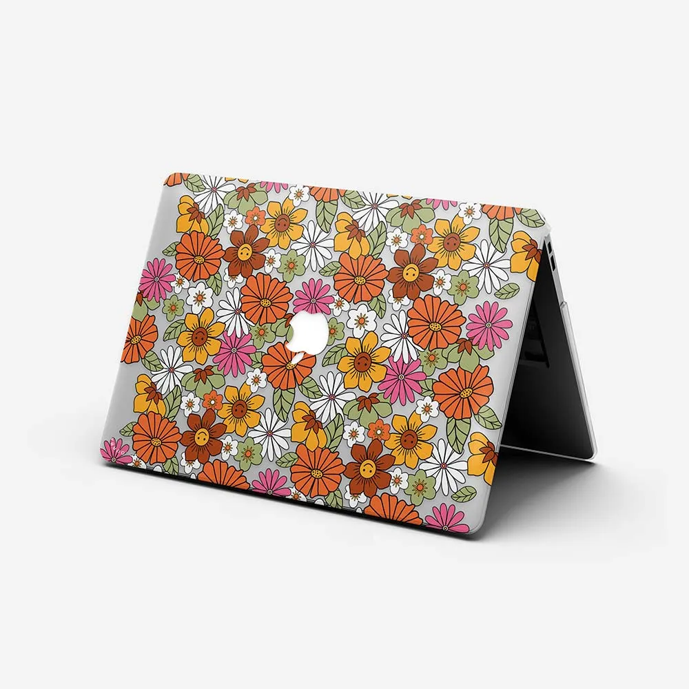 Macbook Case - Floral 70s Vintage