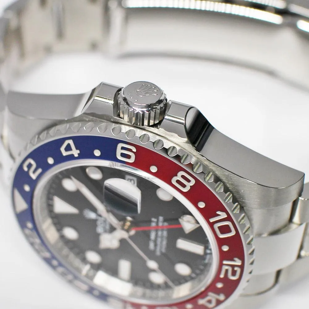 Rolex GMT Master II 126710BLRO Random Black SS Red Blue Automatic Winding Oyster Warranty Included 2023