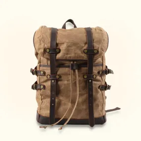 The Roamer - Vintage Canvas Hiking Backpack