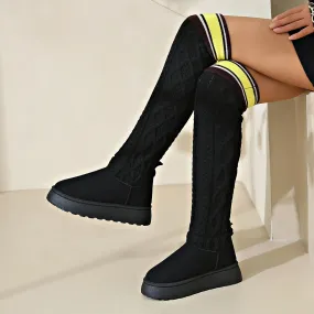 Warm Cozy Stylish Comfortable Chic Elegant Knee High Boots